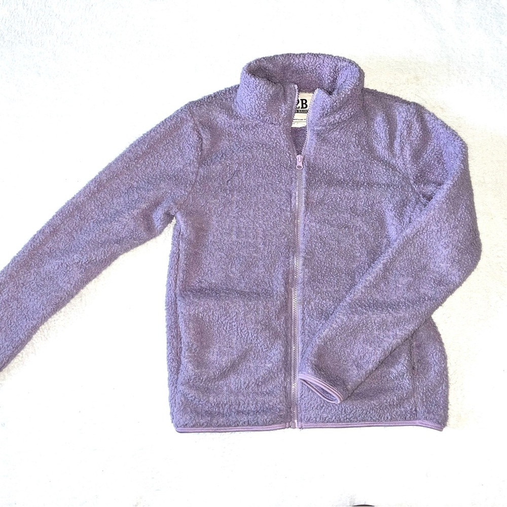 Cozy Purple Fleece Jacket